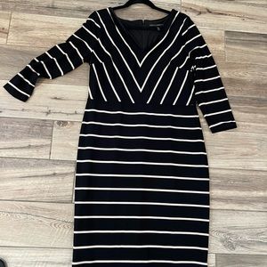 White House black market body dress size 14